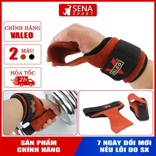 GĂNG TAY TẬP GYM - DÂY KÉO LƯNG - Lifting Grips Chính hãng VALEO (1 Đôi)