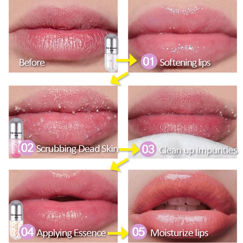 Tinh Dầu Tự Nhiên Trong Suốt Dưỡng Ẩm Tẩy Tế Bào Chết Chăm Sóc Da Môi