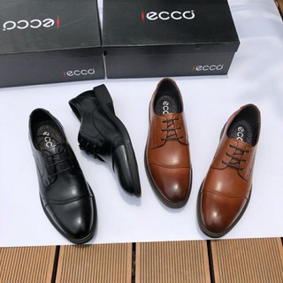 giày tây ecco chất liệu da thật
