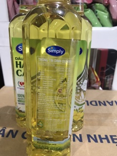 Dầu hạt cải Simply 1L