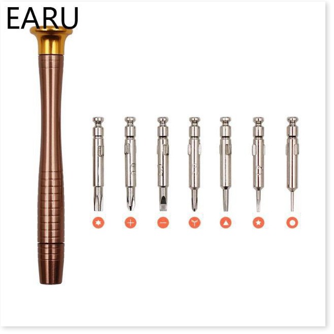 Bộ Tua Vít Đa Năng Tua Vít 25 Đầu Trong 1 sửa chữa điện thoại đồ điện tử Screwdriver bao da tiện lợi