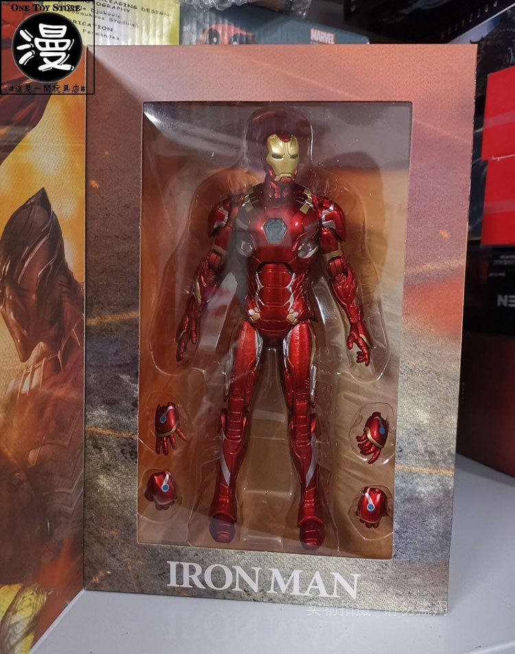 Mô Hình Nhân Vật Iron Man Mk46 Phát Sáng Độc Đáo