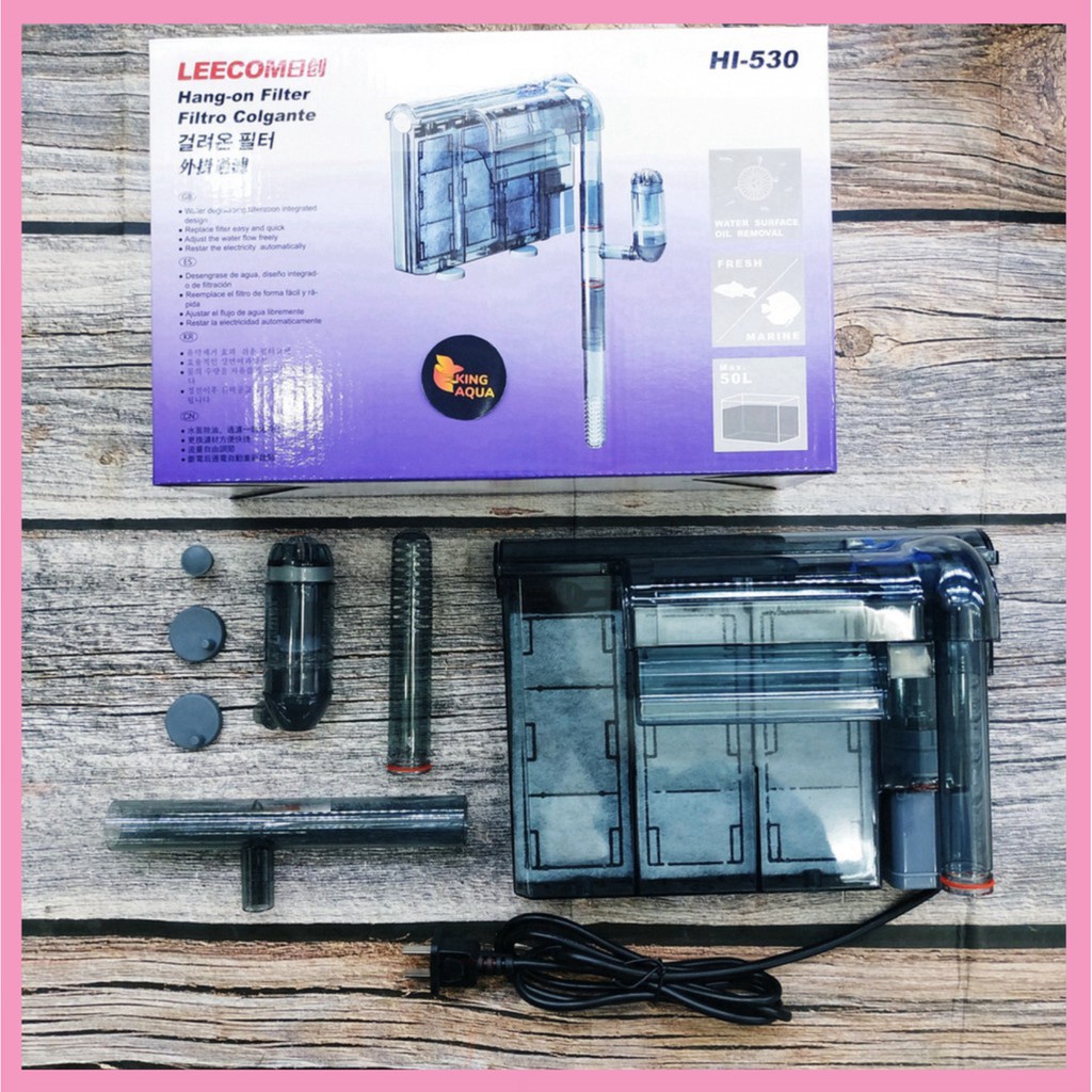 LỌC THÁC LEECOM SIÊU MỎNG DÀNH CHO BỂ CÁ BỂ THỦY SINH - HL330 - HL 430 - HL 530 - HL 630