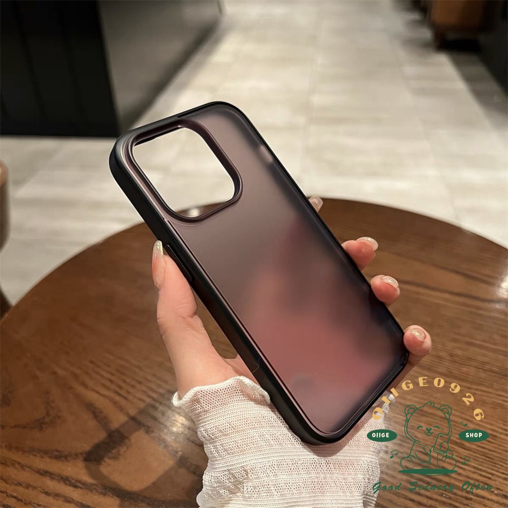 Ốp Điện Thoại TPU acrylic Đục Chống Rơi Cho Iphone14 13 12 Pro Max Plus