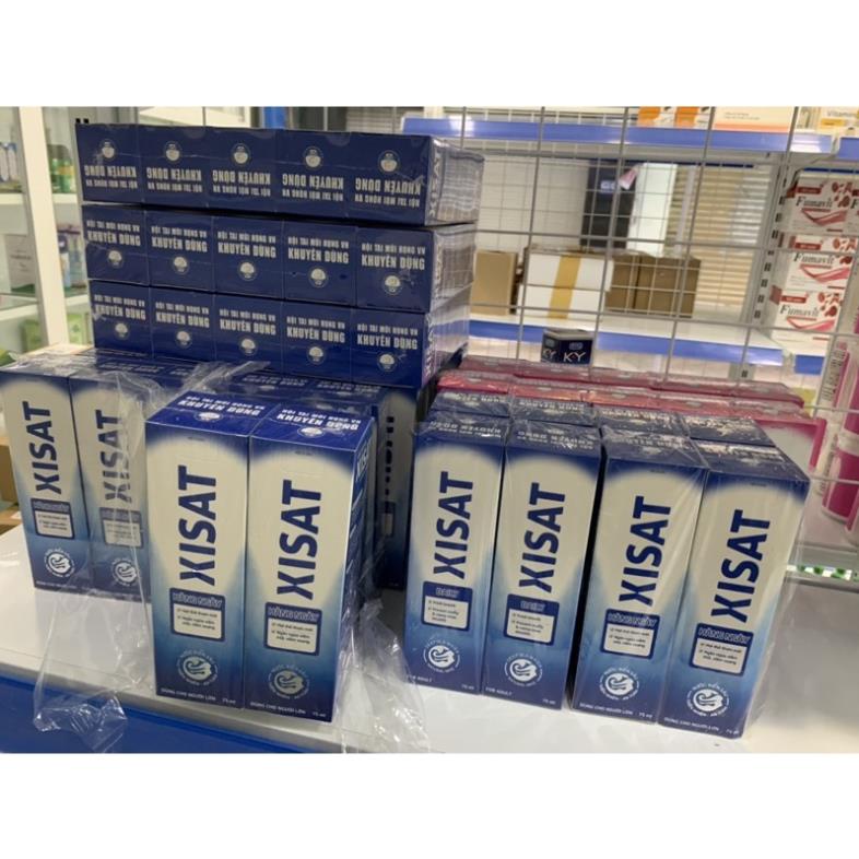 Nước Biển Sâu Xịt Thông Mũi Xisat 75ml  - Dung Dịch Xịt Rửa Mũi Hiệu Quả Cho Người Lớn