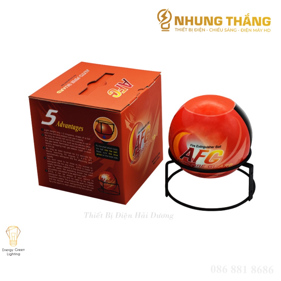 Bóng Cứu Hỏa - Chữa Cháy Tự Động 1.3KG - Dễ Sử Dụng - Dập Lửa Ngay Lập Tức - Bảo Hành 12 Tháng