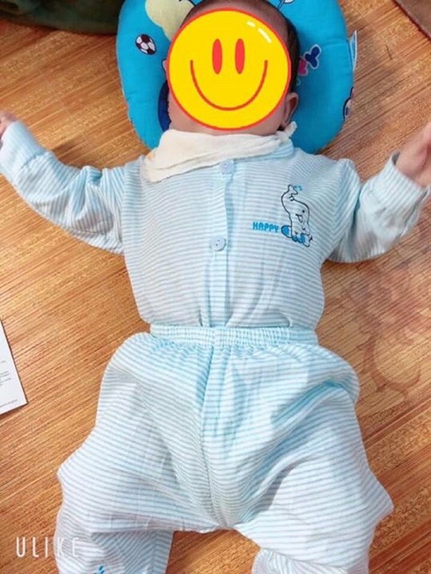 Bộ kẻ nou dài tay cho bé 5-15kg