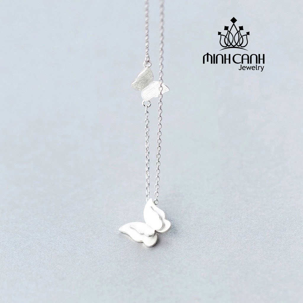 Dây Chuyền Bạc Bướm Uyên Ương - Minh Canh Jewelry