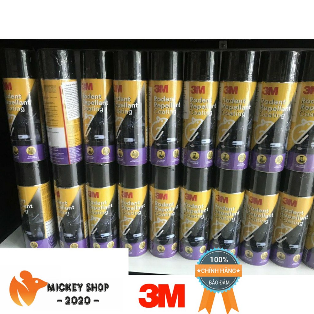 [CHUỘT] Chai Xịt Phủ Chống Chuột Xe Ô Tô 3M Rodent Repellant Coating 89797 (250gr)