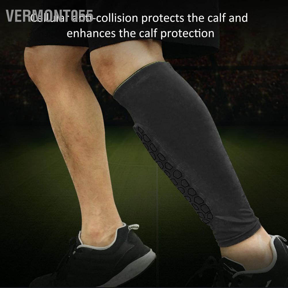 Hàng Hot Thể thao ngoài trời Bảo vệ chân chống va chạm Đồ bảo hộ tay áo bóng rổ Bắp chân Vermont055 Hàng giao ngay