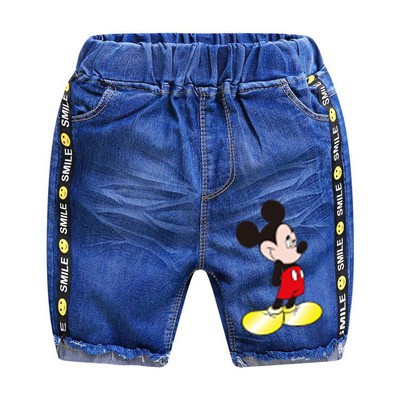 Quần Short Jeans Denim Cho Bé Trai Từ 2-8 Tuổi