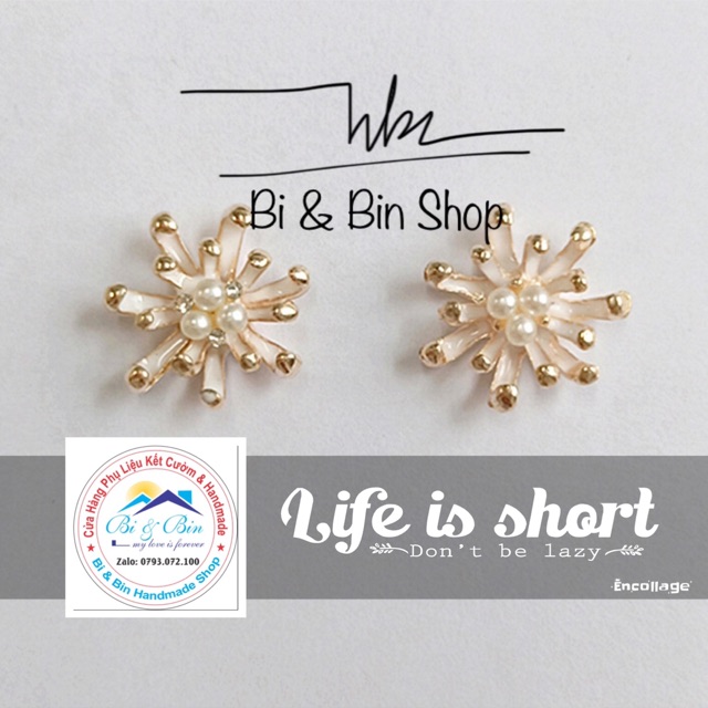 4 Cái Nhuỵ Hoa Cúc Center Làm Phụ Kiện Handmade