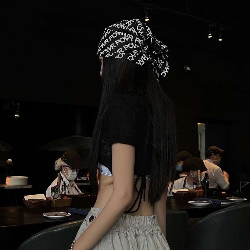 KHĂN TURBAN POWR LOGO