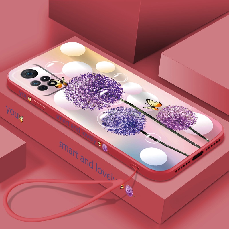 Ốp Điện Thoại Silicon Mềm Chống Sốc Họa Tiết Hoa Bồ Công Anh Cho redmi 10 redmi note 11 pro note 11s