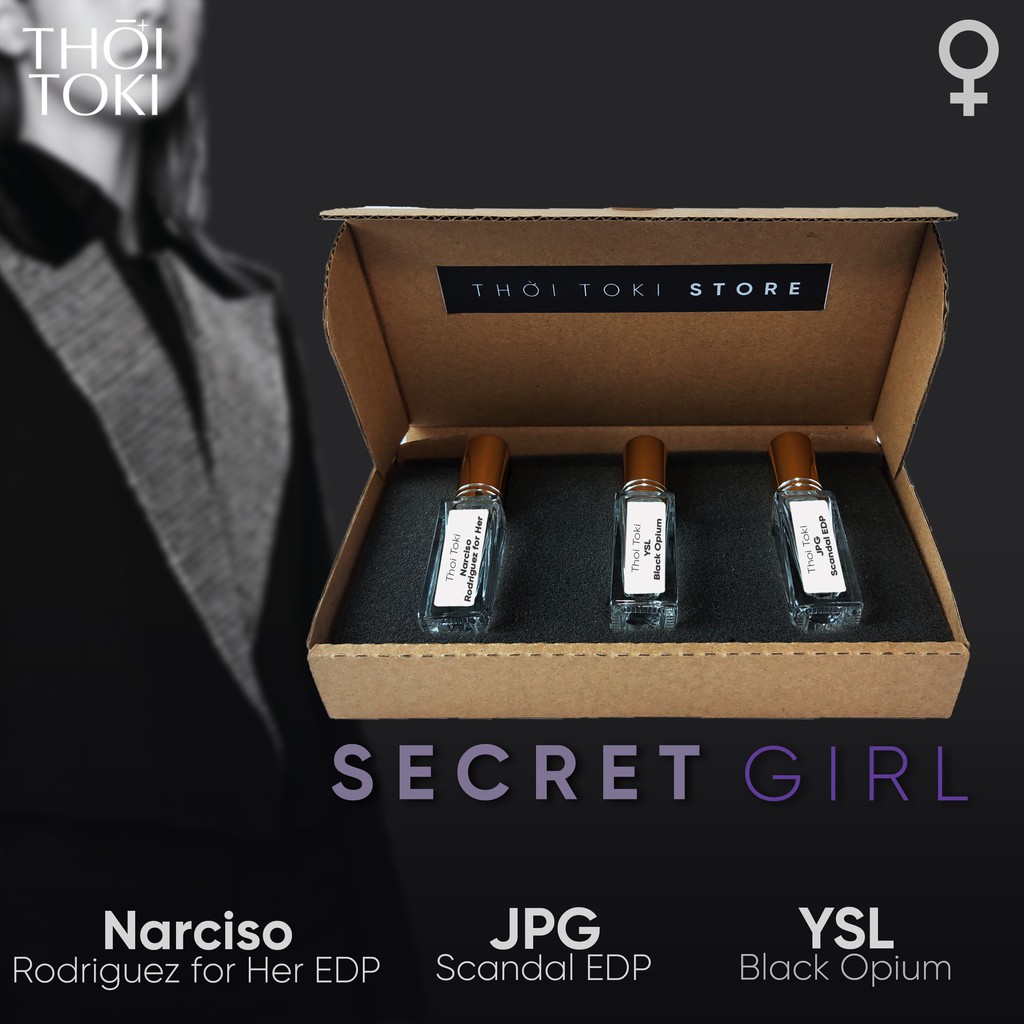 Combo 3 Mùi Hương SECRET GIRL - Thời Toki