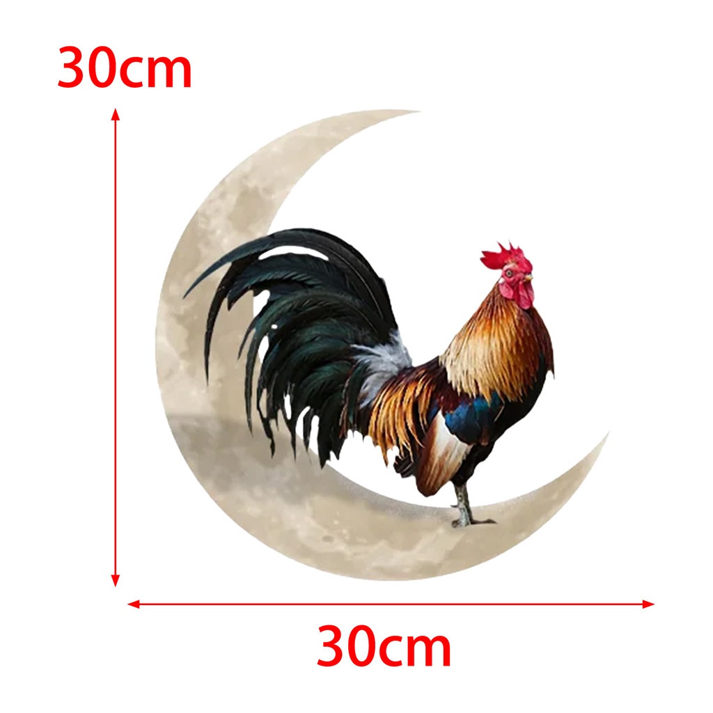 [Dolity2] Bức Tượng Nghệ Thuật Kim Loại Treo Tường Hình Mặt Trăng Trang Trí Phòng Tắm Văn Phòng