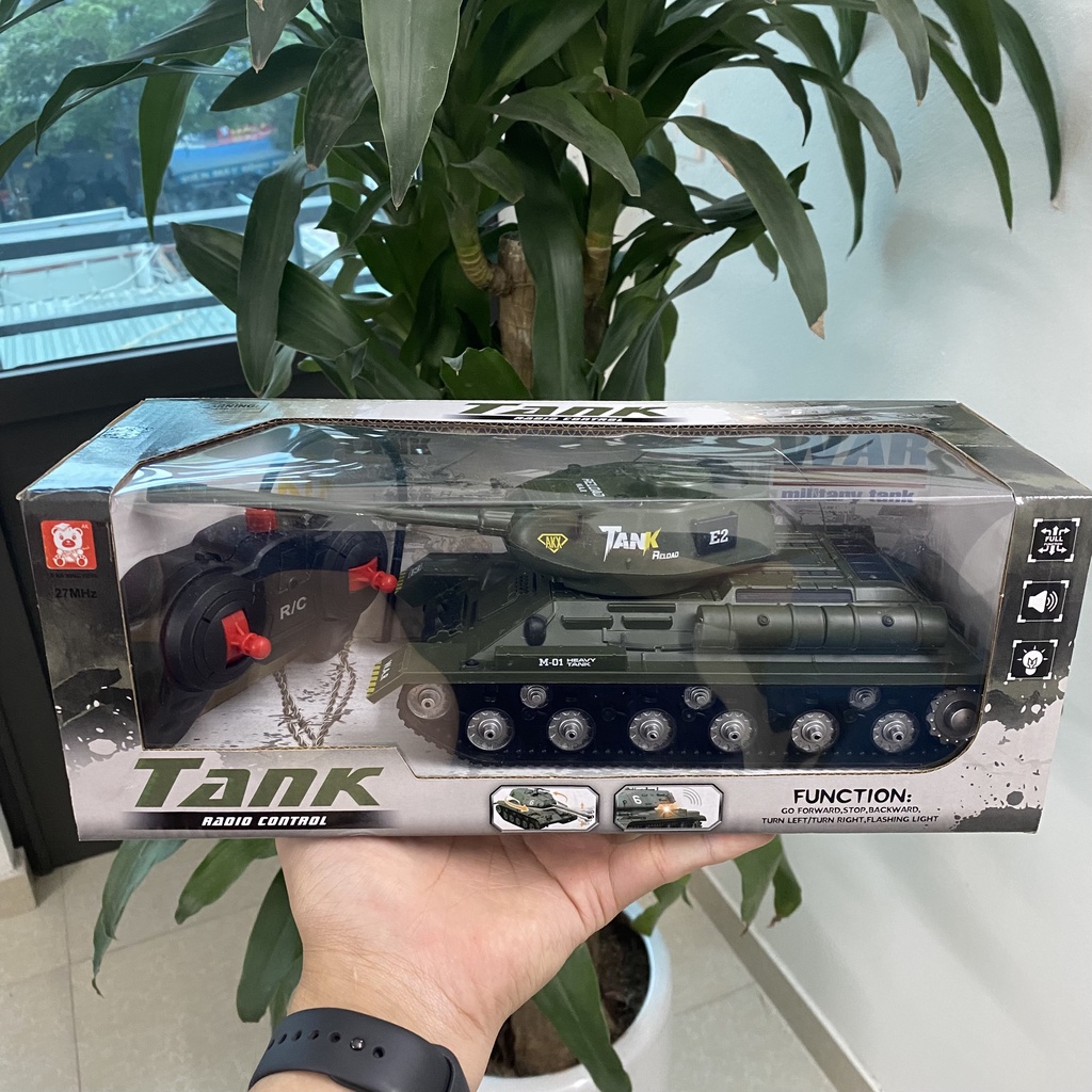 Đồ Chơi Xe Tăng Điều Khiển Từ Xa – Xe OTO Xe Tăng Chiến Đấu – Model AKX529-5