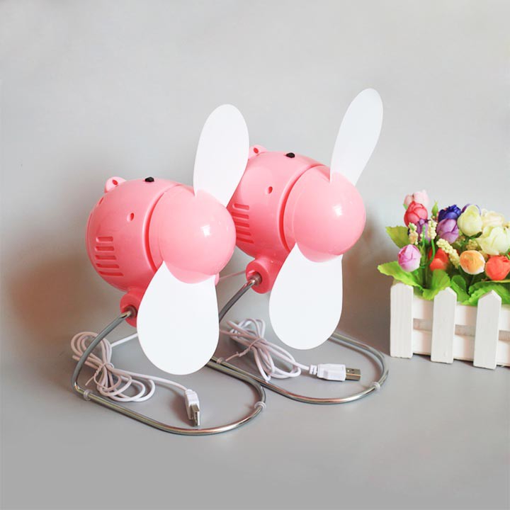 Quạt con cóc mini cắm cổng USB tiện lợi | Quạt điều hòa con cóc