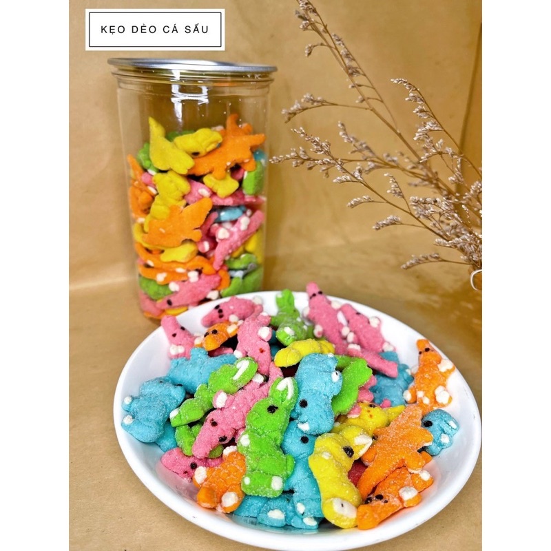 Kẹo Dẻo Trái Cây Hình Con Thú Gói 500Gram
