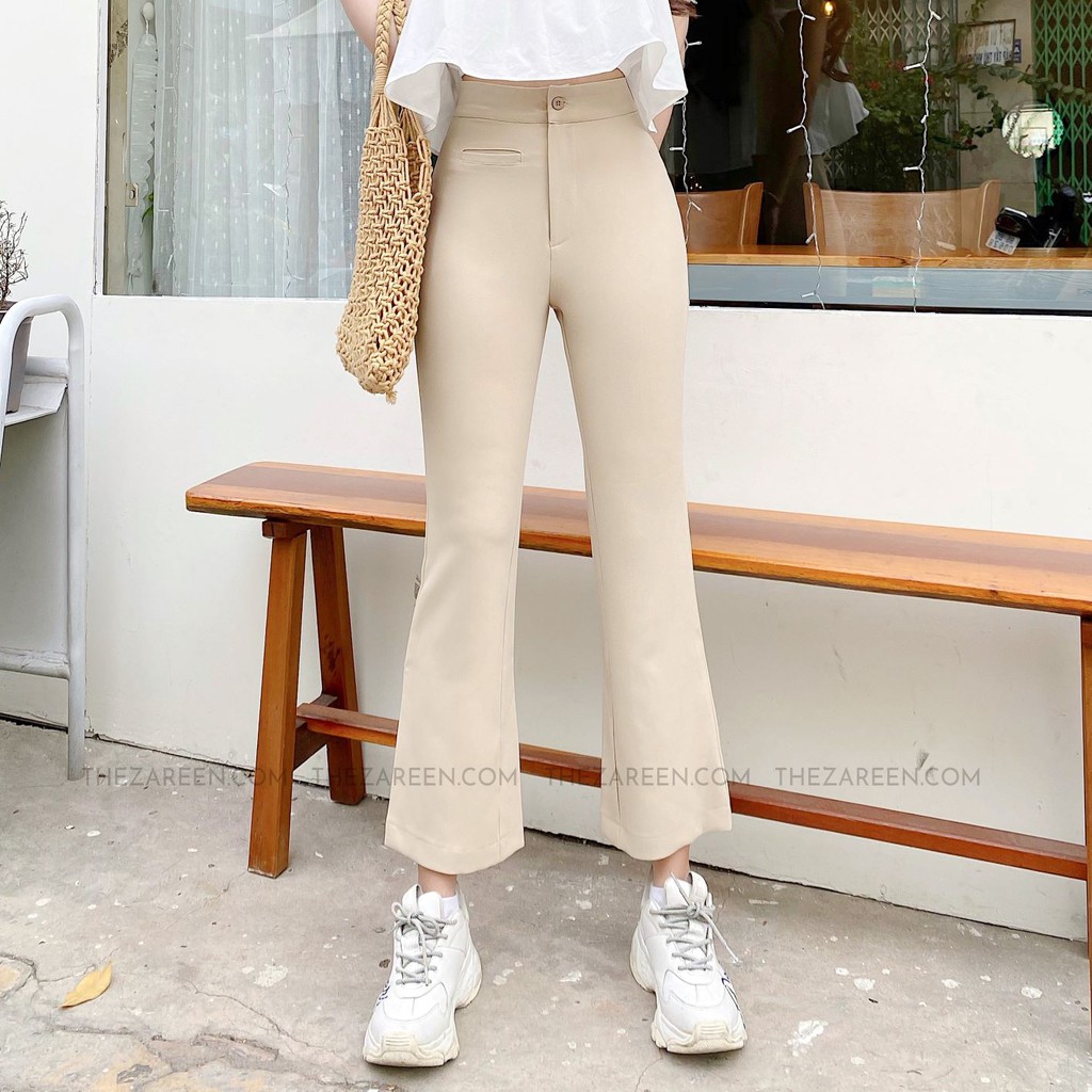 QUẦN TÂY LỬNG FORM LOE BASIC ZAREEN TRS12 NUDE | BigBuy360 - bigbuy360.vn