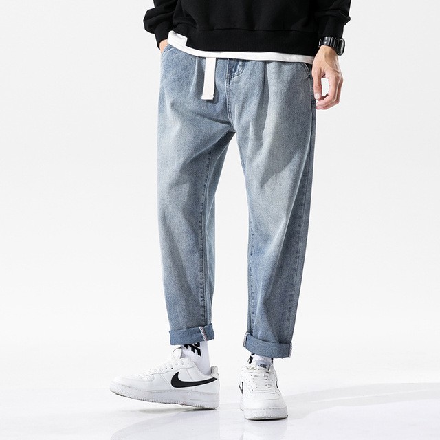 Quần baggy jean trơn basic - Chất vải đẹp nhất thị trường - Cam kết đổi trả free nếu hàng lỗi hoặc không ưng-Q4 | BigBuy360 - bigbuy360.vn