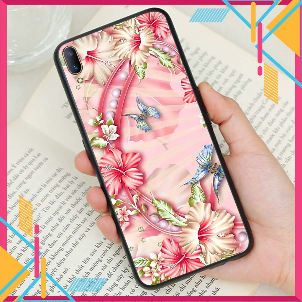 Ốp lưng Vivo V11 / V11-i in hình hoa xinh xắn, hiện đại , thời trang ,phong cách