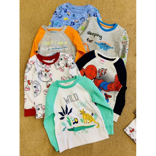 Bộ dài tay Mattalan cho bé trai, bé gái 1-6 tuổi