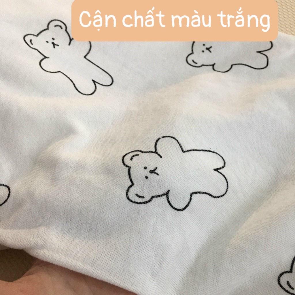 🍂 [Ảnh thật/Tự chụp] Áo khoác nỉ nữ hình gấu form rộng nỉ bông cute dễ thương màu be Hàn Quốc | BigBuy360 - bigbuy360.vn