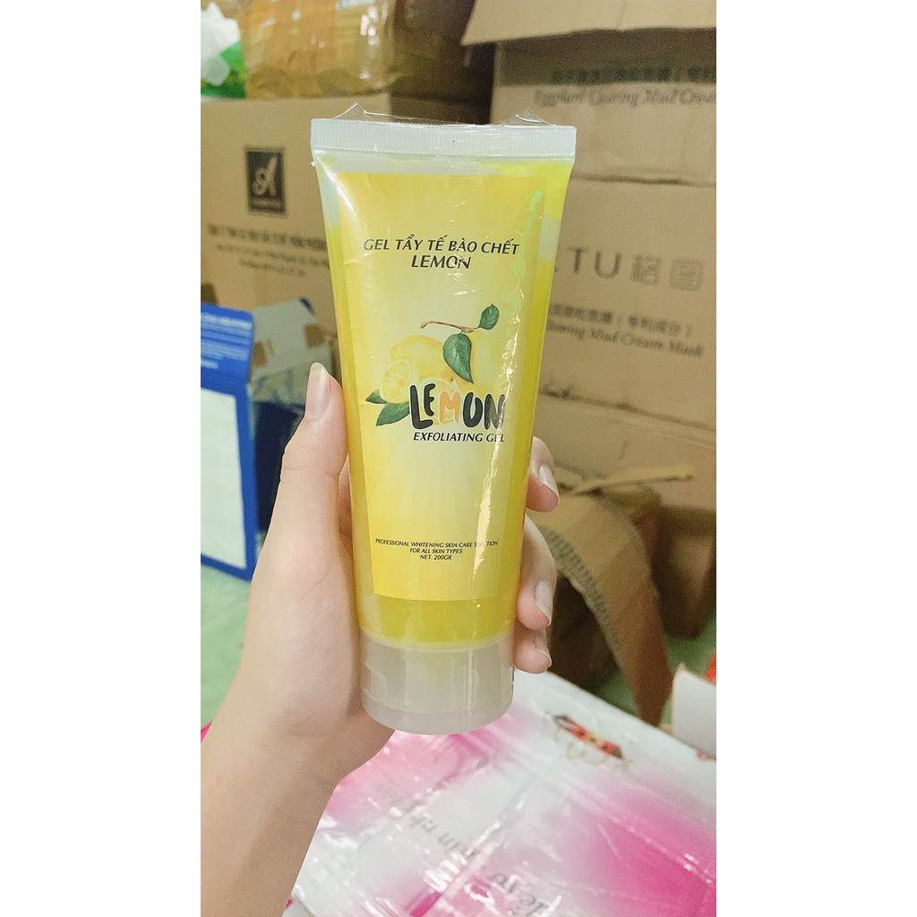 Gel tẩy tế bào chết toàn thân lemon