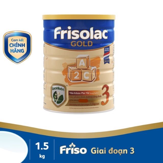 Sữa bột Friso gold 3 1.5kg date mới(có quà)