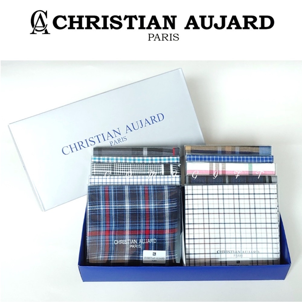 Khăn mùi xoa/ khăn tay nam cao cấp Beverly Hills Polo Club + Christian Aujard Hàn Quốc