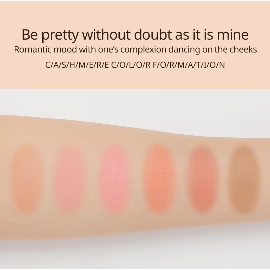 BẢNG PHẤN MÁ HỒNG 6 Ô [3CE] PRO MULTI BLUSH COLOR PALETTE