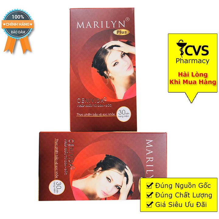 Marilyn Plus [Mới] - Hỗ Trợ Cân Bằng Nội Tiết Tố Nữ, Chống Lão Hóa, Đẹp Da