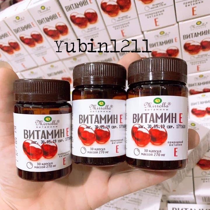 Vitamin E Đỏ Nga 270mg