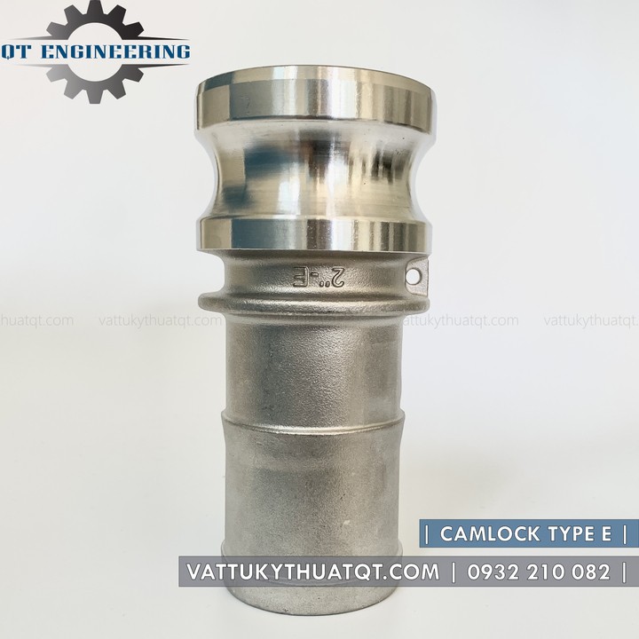 Khớp nối nhanh Camlock INOX 304 | Kiểu E | DN15,DN20,DN25