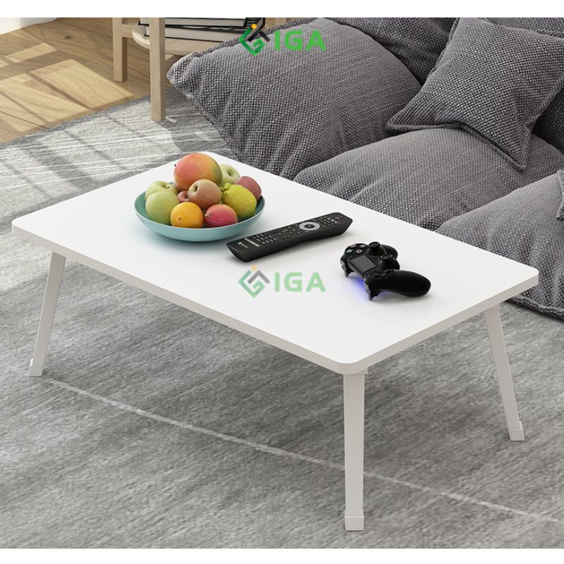 Bàn học, bàn máy tính gập gọn chân không bo cạnh. GP154C