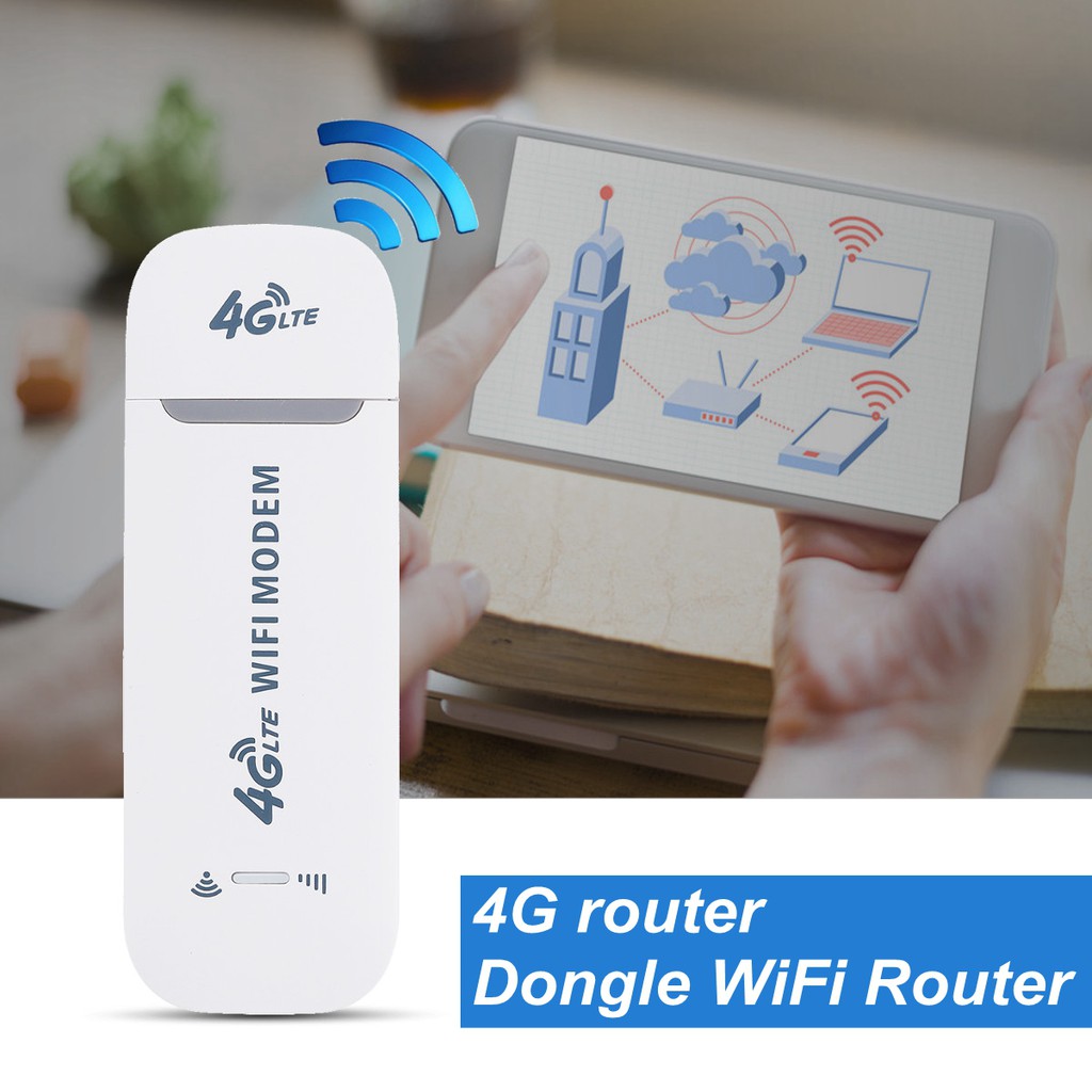 Cục phát sóng wifi di động không dây Dongle 4G LTE - Phát wifi chạy bằng sim điện thoại