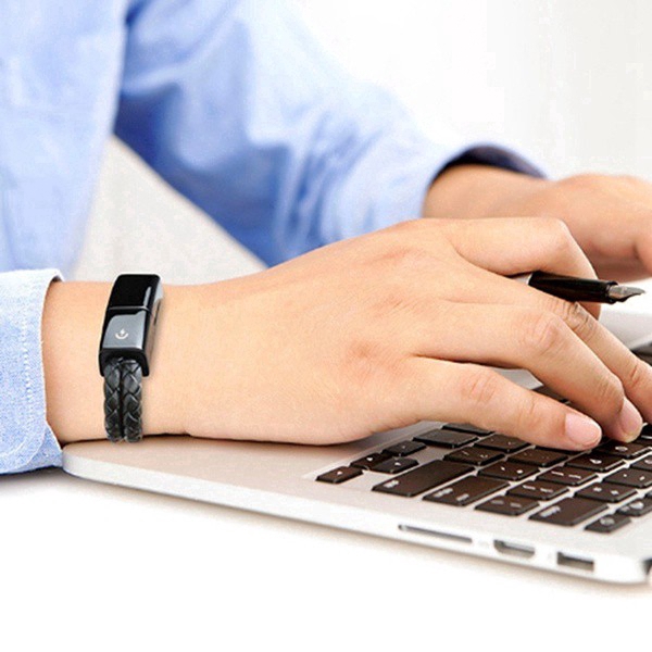 Vòng Tay Da KEBIDUMEI Cổng Micro-USB Type-C