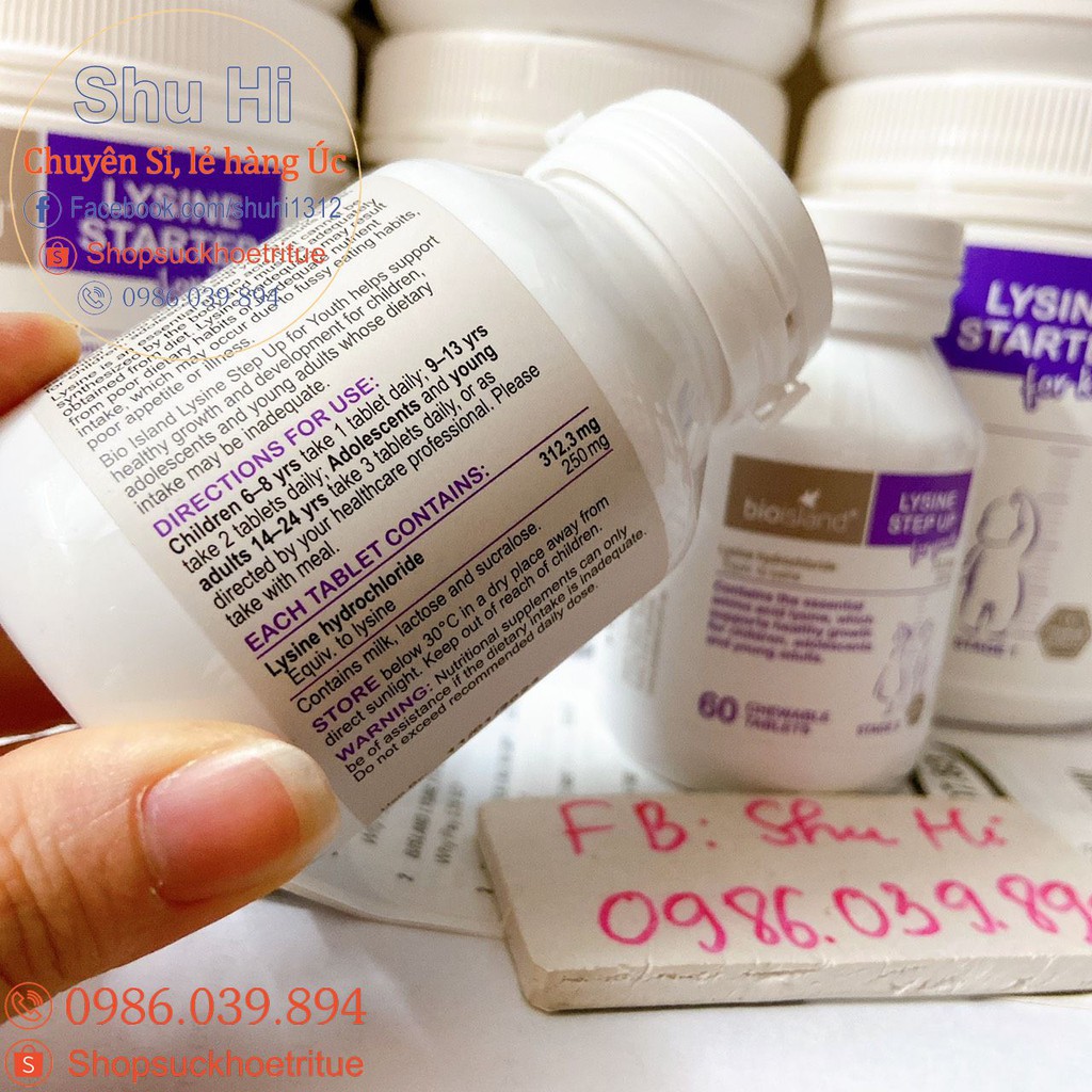 Hộp đựng ly- sine bio island viên, bột | BigBuy360 - bigbuy360.vn