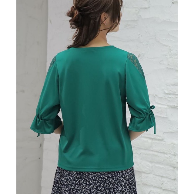 Áo thun tay lỡ xuất Nhật C0lza tay phối ren rút- Hàng vnxk dư xịn