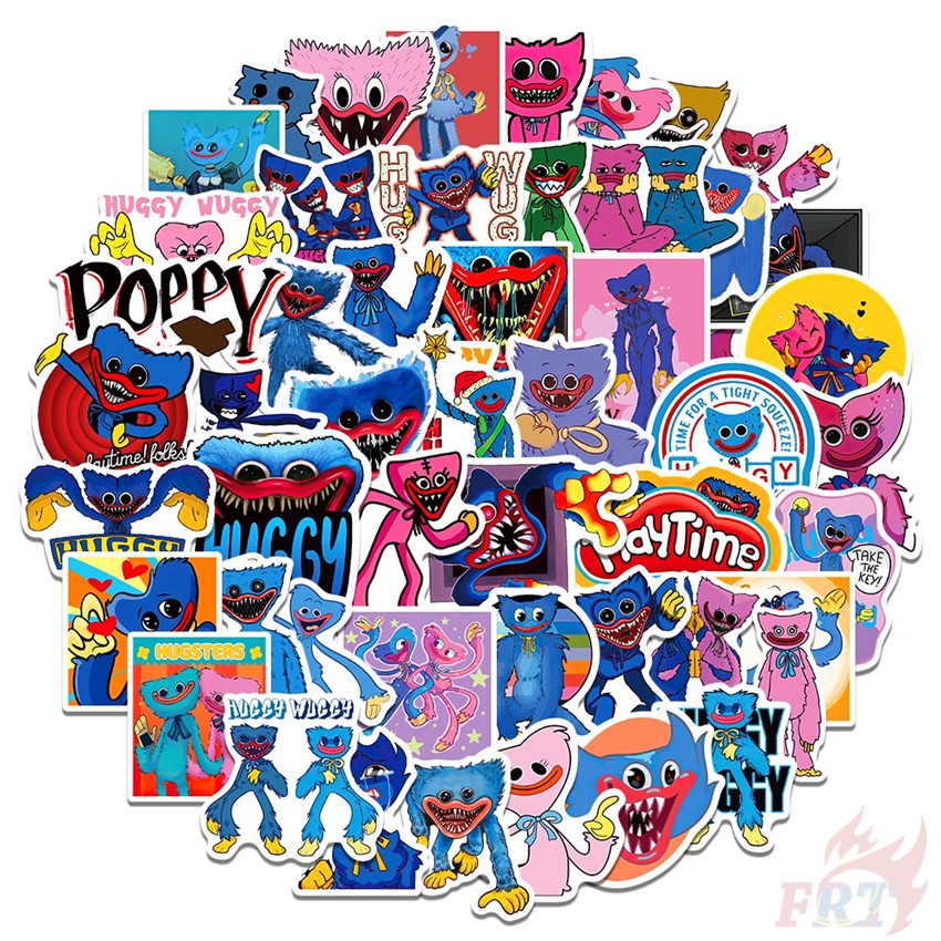 ❉ Hình Dán Poppy Pal Day Series 05 ❉ Bộ 50 Miếng Dán Chống Thấm Nước Thời Trang Trang Trí Ván Trượt Laptop Ván Trượt Laptop DIY