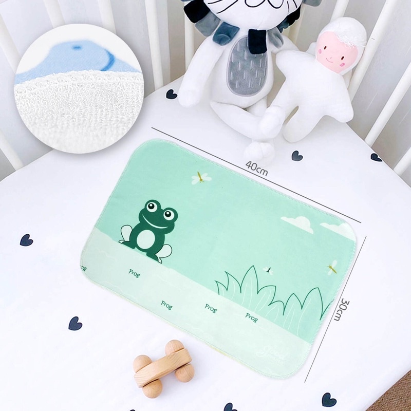 SET 5 MIẾNG LÓT CHỐNG THẤM GOODMAMA COTTON KHỔ 30X40CM