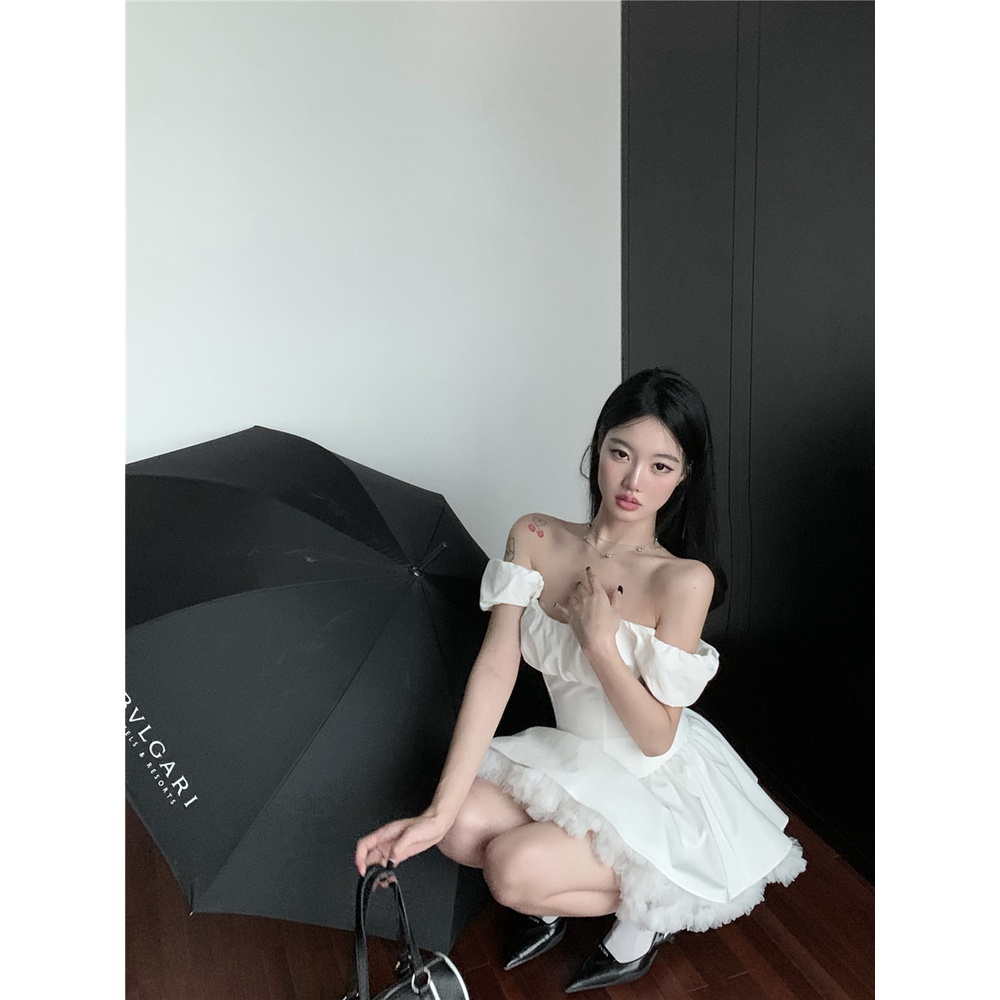 SET VÁY PHỒNG TRỄ VAI KOREA 4745