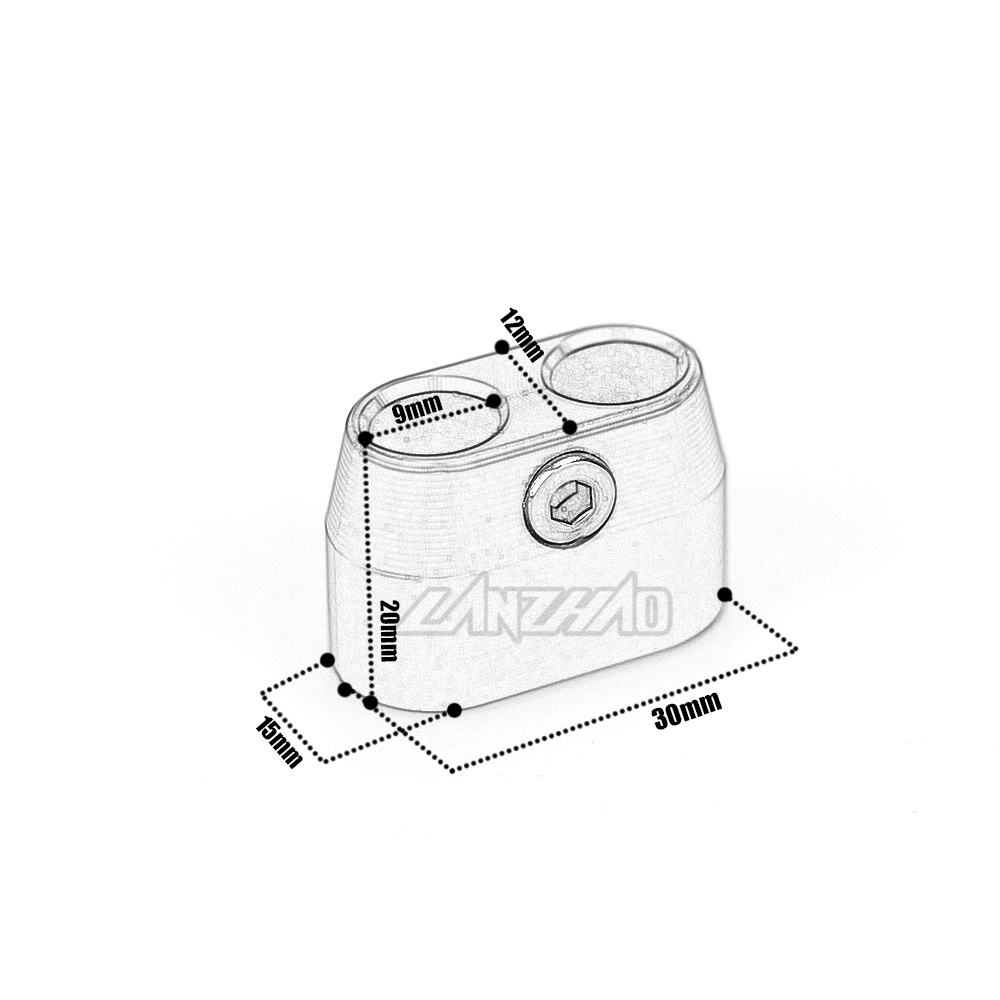 Kẹp Bảo Vệ Dây Ga Chuyên Dụng Cho Xe Mô Tô YAMAHA R15m R15v4 R15v3 R3 R25 MT15