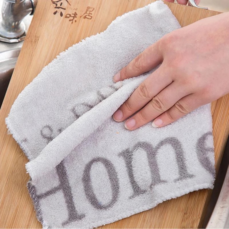 Khăn lau đồ dùng nhà bếp bằng sợi tre mềm mại cỡ 25x25cm
