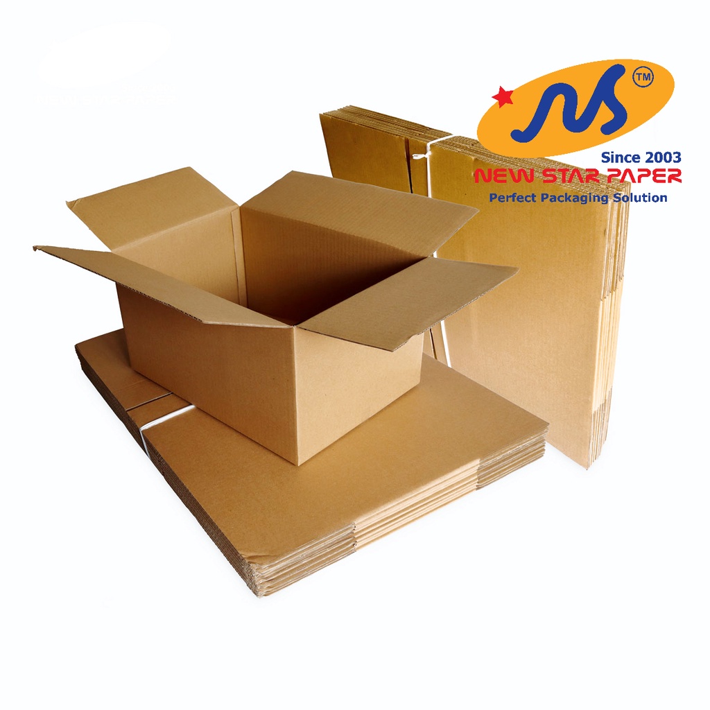 34x24x18cm - Combo 10 thùng giấy carton