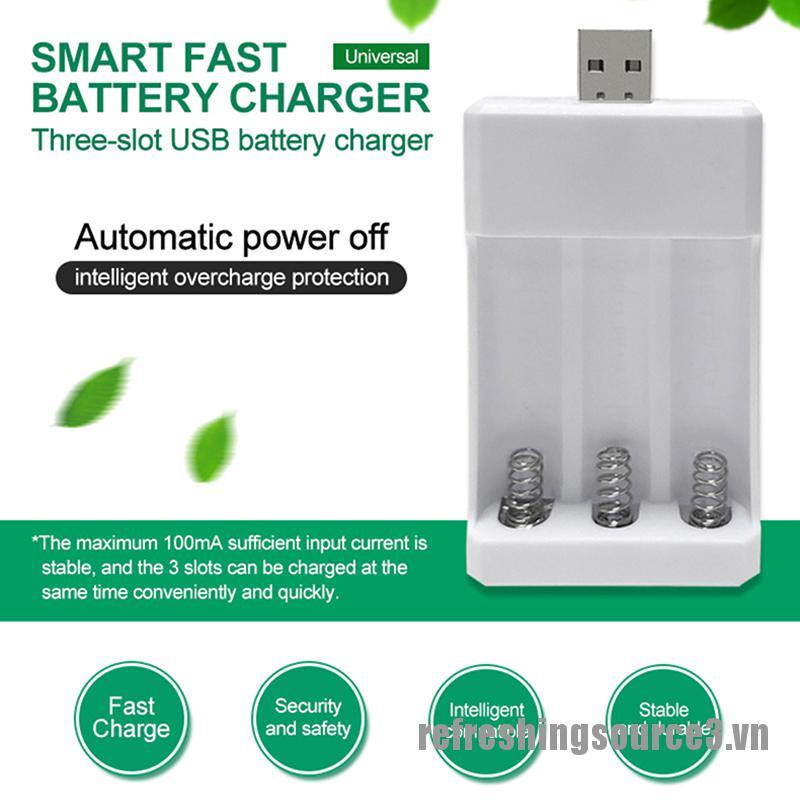 Usb 3 Ngăn Tiện Lợi AAA / AA USB 3 Phần