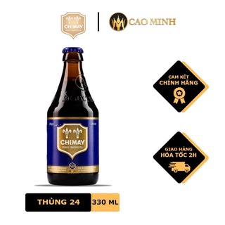 Bia Chimay Xanh 9% Thùng 12 Chai 330ml Nhập Khẩu Bỉ