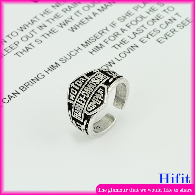 Nhẫn Phong Cách Punk Harley Davidson Dành Cho Nam