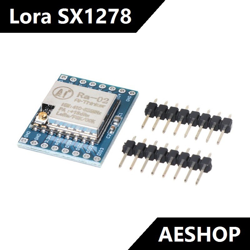 Module Thu Phát RF Lora SX1278 433Mhz Ra-02 ra chân